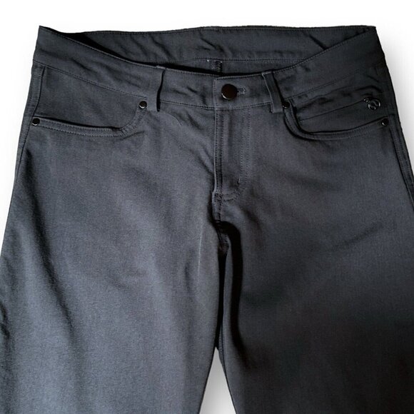 Lululemon Womens Everyday Pant Sz 4 Black Skinny Athleisure Reflective Ascent - Picture 8 of 12